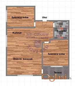 Dvoiposoban odličan stan sa PDV-om!