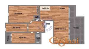 Četvorosoban 83m2 Veternik