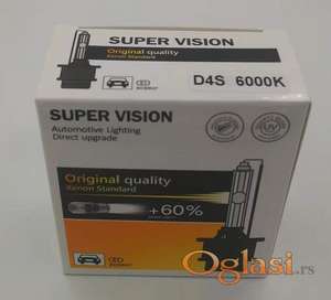 D4S Sijalice za fabricki xenon boja 6000k Novo SUPER VISION