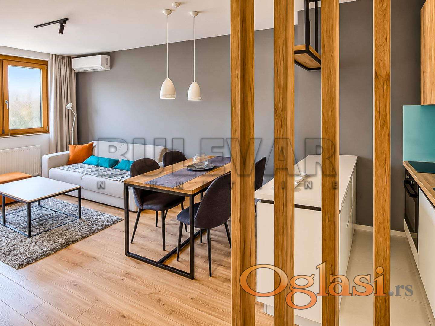 сдаётся великий квартира возле медицинского факультета, 60m2 — фото