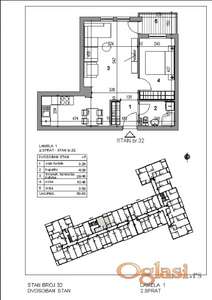 Mirijevo, Podmorničara Đorđa Mitrovića, 51m2, 2.0 ID#2692