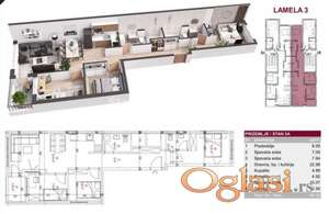 Petrovaradin-Veliki Četvorosoban stan 68 m2 u Izgradnji-povrat Pdv-065/385 8880