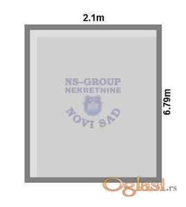 Garaza u izgradnji u blizini instituta 14m2