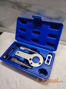 Alat za zupčenje profi za Opel 1.9 2.0 CDTI Profesionalni uređaj za blokiranje bregaste zupčanika. Poseban oblik brave omogućava precizno postavljanje kontrolnih tačaka paljenja. Preporučuje se korišćenje profesionalne usluge specijalizovanim vozilima. Komplet se sastoji od tri bloka od posebnog dizajna i oblika Astra H, Astra, C, Vectra, Astra Insignia motori 1,9 / 2,0 CDTI Fiat: Sve modele (99-10) Alfa Romeo 145, 146, 147, 156, 159, 166, GT Pauk (98-10) FIAT: Musa, Libra, Kapa, teza (97-10) motori: 1,6JTD 16V, 1,9JTD 8V / 16V, 2,0JTD, 2,4JTD 10V / 20V Saab 93, 95 motori 1,9TiD   Novo i ne korisceno Ukoliko zelite da porucite Posaljite poruku  1 Ime i prezime 2 Ulica i broj 3 Mesto i postanski broj 4 Broj telefona za kontakt