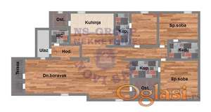 Cetvorosoban stan na Tatarskom brdu, 144m2