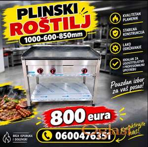 Plinski rostilj 1000-600-850mm