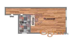 Garsonjera, 33m2 Adice
