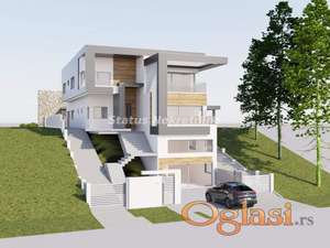 Sremska Kamenica-Dvosoban stan 71 m2 u Izgradnji sa Bazenom i Pogledom--065/3858880