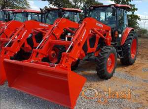 Ugoden traktor Kubota (24 KM) z zadnjim in sprednjim nakladalnikom