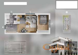 Jednoiposoban u izgradnji! Telep! Sa pdv-om!