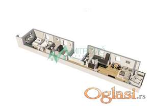 Petrovaradin, Novi Majur - Troiposoban stan 90 m2 sa krovnom terasom 