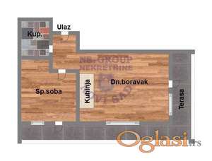 Dvosoban stan na Bulevaru Patrijarha Pavla, 57m2