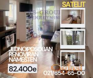 Jednoiposoban na Satelitu - Renoviran - Namešten