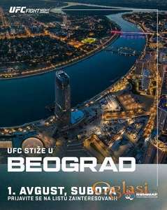 Ufc Beograd karte