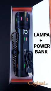 Baterijska lampa i POWER BANK 18.600 mAh