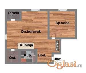 Dvosoban stan u izgradnji sa rokom novembar 2025.