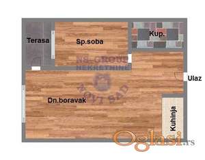 Dvosoban stan u izgradnji - Telep