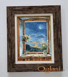 Ulje na platnu - Sapat zvezda, prelepa slika!