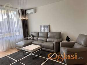 Izdavanje lux stana – Beograd na vodi, zgrada Quatret | NOV, moderan, terasa, garaža