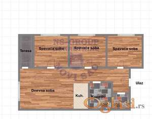 68m2, Troiposoban stan na Adicama
