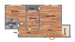 Dvoiposoban stan na Telepu! 51m2