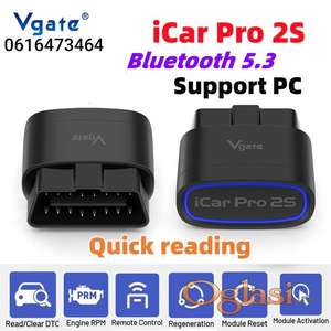 Vgate iCar Pro 2S OBD2 Bluetooth 5.3, IOS Android, PC