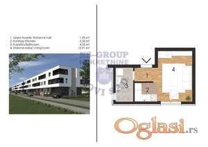 Garsonjera, 24m2, Adice