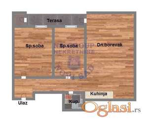 Trosoban stan od 69m2, Nova Detelinara