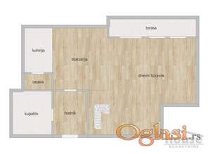 STAN - NOVI SAD - NOVA DETELINARA - 90m2 - 190000 evra