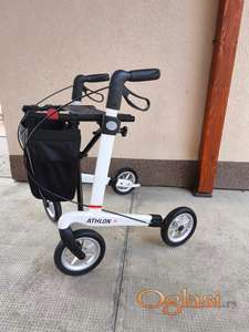 Kvalitetna karbonska hodalica šetalica rolator Athlon ( bela)
