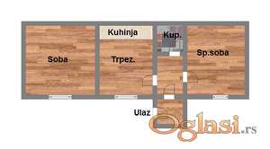 Trosoban stan na Salajci!