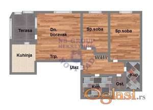 Trosoban stan od 65m2, Socijalno