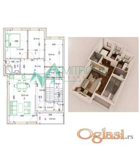 NOV STAN NA I SPRATU – 76 m² – MOGUĆNOST POVRATA PDV-a – KVALITETNA GRADNJA!