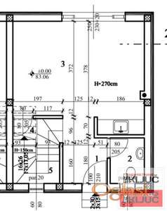 KLISA, 65m2, Trosoban-Duplex sa pdv