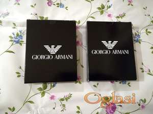 Novi muski kozni markirani novcanik Armani u crnoj boji Novo