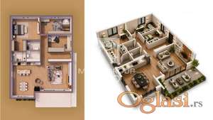 AVALA – Prizemna kuća 128,26 m² u zatvorenom kompleksu ID#2082