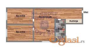 Dvoiposoban stan na Adicama,41m2