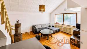 Izdaje se stan u kući sa posebnim ulazom- duplex, Kalač brdo, 185m2, grejanje na gas