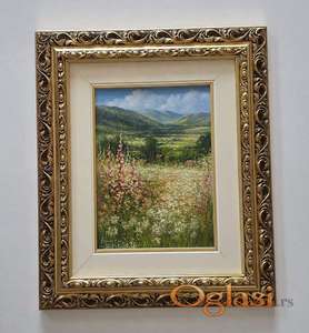 Ulje na platnu - Kraljevska livada, prelepo!