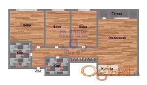 Četvorosoban 75m2 Podbara