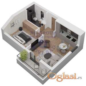 Dvosoban stan na Sajlovu,42m2