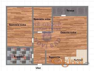 Dvoiposoban stan u izgradnji 58m2