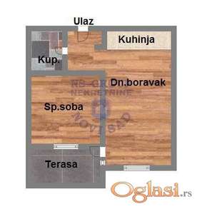 Dvosoban stan na Podbari 46m2.