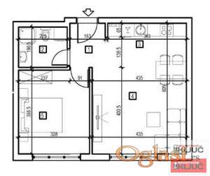 ADICE, 45m2, Dvosoban sa pdv