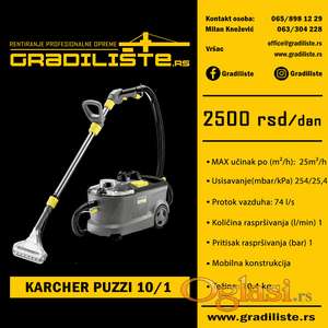 Karcher Puzzi 10/1 - masina za dubinsko pranje - izdavanje