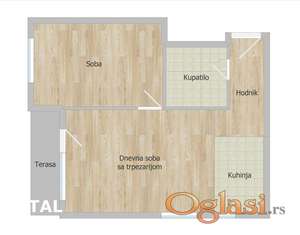 STAN - NOVI SAD - TELEP - 45m2 - 132680 evra