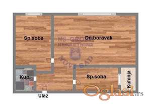 Trosoban - 61m2 - Bulevar Patrijarha Pavla