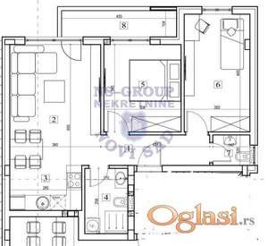 Trosoban stan na Adicama