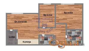 Trosoban, 64m2 Somborski Bulevar