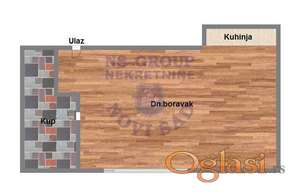 Garsonjera, 29m2 Somborska Rampa